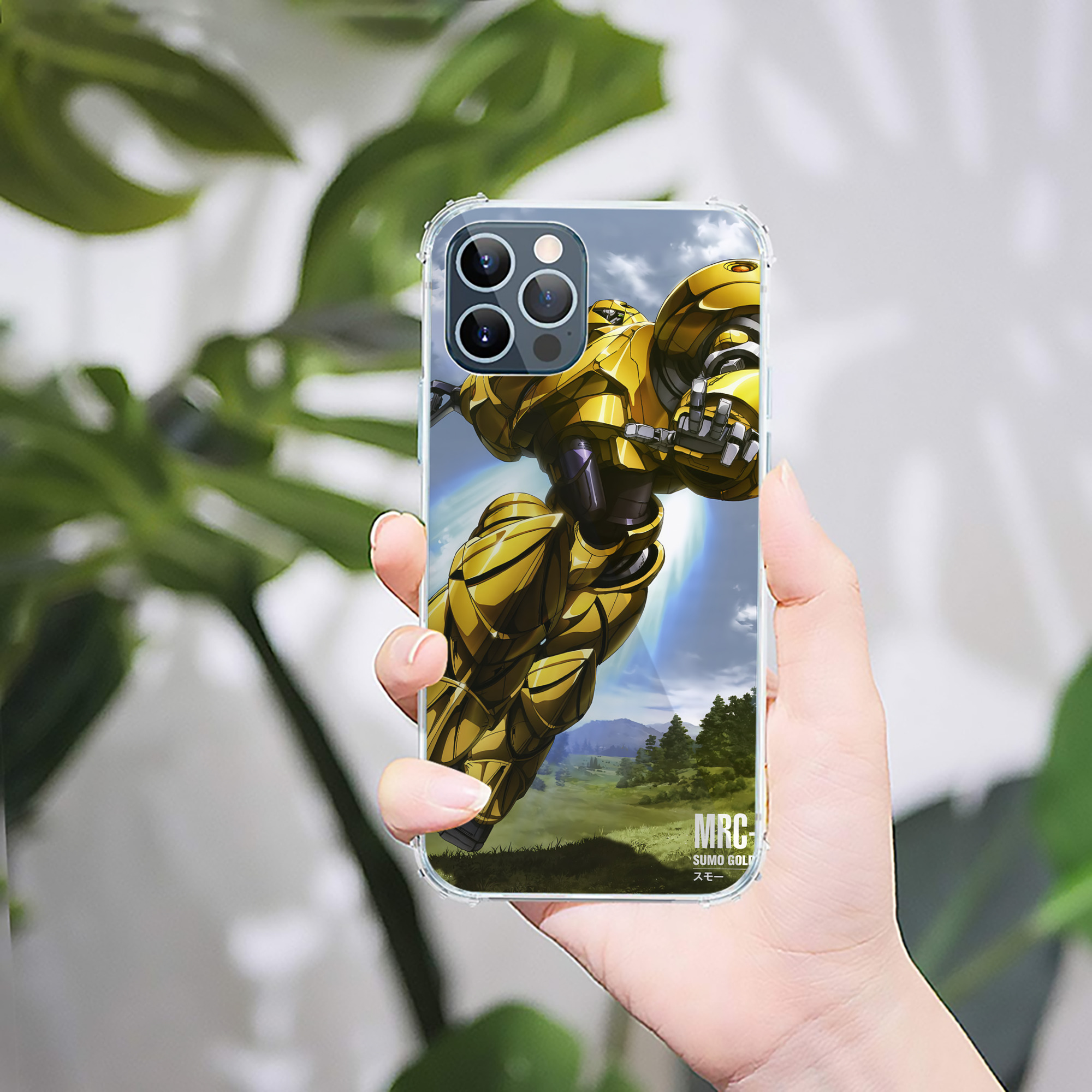 （画像用） 機動戦士ガンダム Mobile Suit Gundam 【iPhone 12シリーズ対応】透明スマホケース（クリアソフトケース）